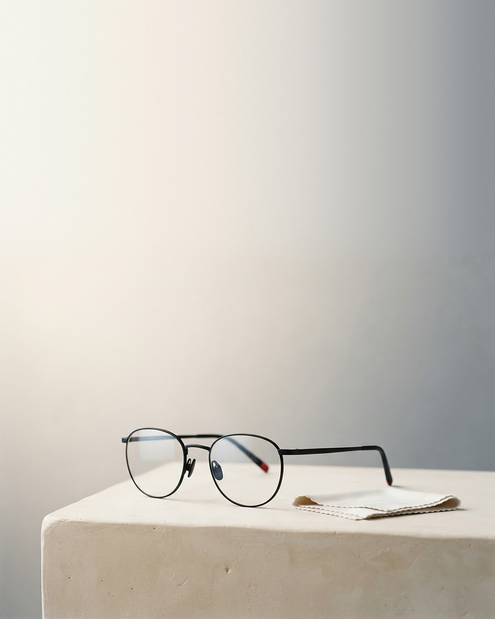 Warm artwork representing optical and contact lenses